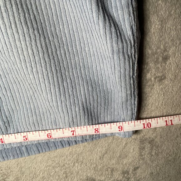 VTG Badge 90s Corduroy Shorts Women’s 16R Blue Relaxed Fit High Waist Baggy Surf - Picture 7 of 9